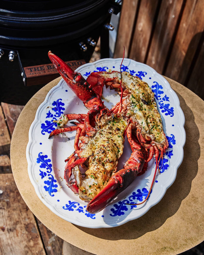 Hele kreeft met kruidenboter