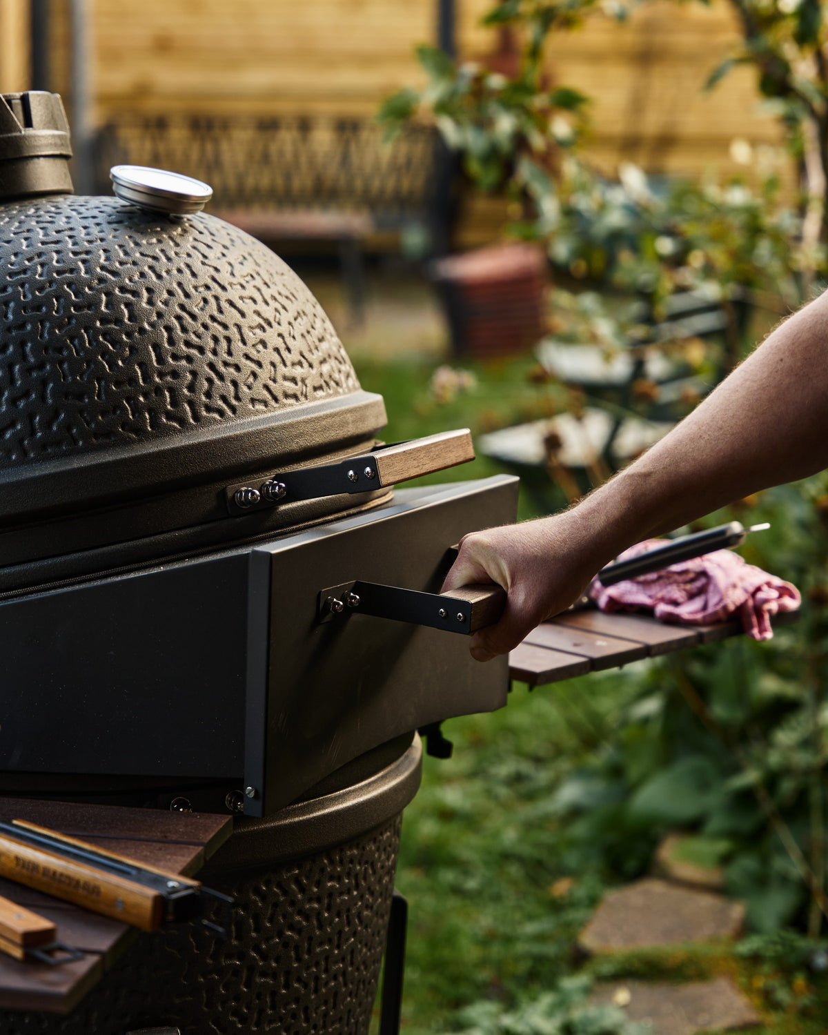 Kamado Rotisserie Chicken