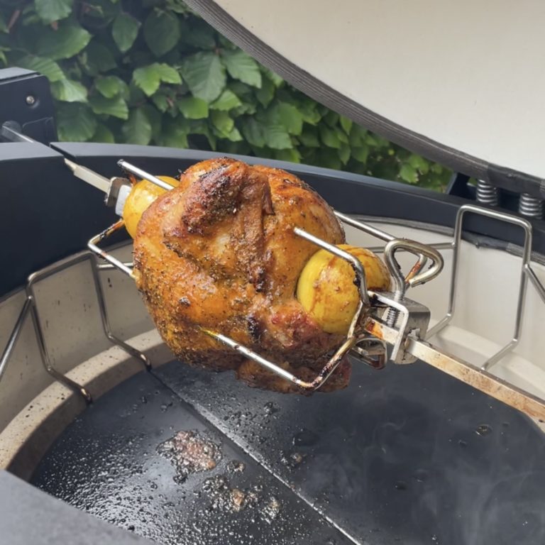 Chicken on the spit