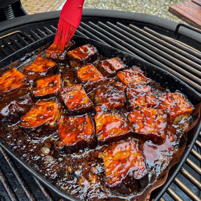 Pork Belly burnt ends The Bastard